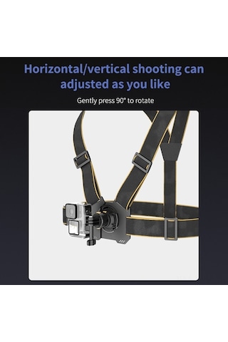 Novahub Geeksen Hızlı Çıkarılabilir Göğüs Kayışı - Gopro/dji Aksiyon Kameraları İçin Pov Kayıt, Çok Renkli Kayış Koruması, Pratik Çok Renkli