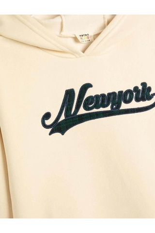 Koton Kız Çocuk Sweatshirt Ekru 4wkg10055ak 24ky59000190 Y5915 Ekru