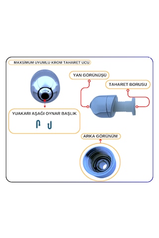 311463yp1te Taharetucu Fıskiyeayarlımetal Tk17 Tamamı Krom