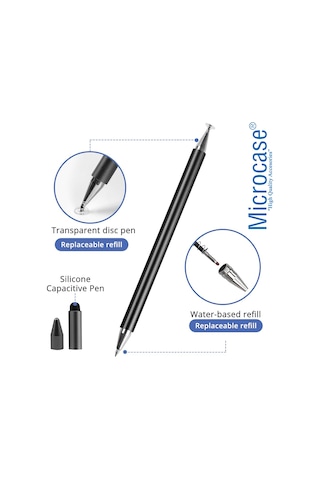 3in1 Tükenmez ve Disk Uçlu Stylus Pen Dokunmatik Kalem AL3468