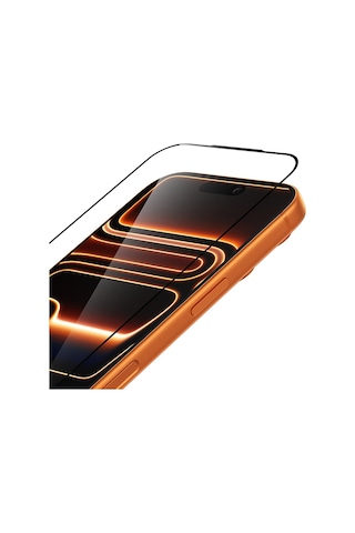 Apple Uyumlu iPhone 17 Pro Benks Glass Warrior 2.0 Ezfita Safir Cam Ekran Koruyucu Uygulama Aparatı Şeffaf