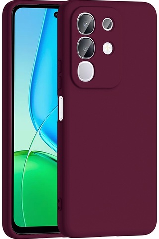 Noktaks - Vivo Uyumlu Vivo Y29 4g - Kılıf İçi Kadife Koruyucu Mara Lansman Kapak - Koyu Mor - T37824 Koyu Mor