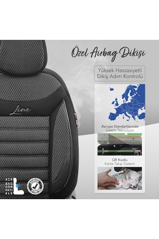 Otom Line Design Ekstra Destekli Oto Koltuk Kılıfı 550066786