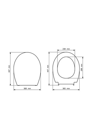 Pls Leylak Yavaş Kapanan Klozet Kapağı Üstten Sıkma Altın - Beyaz