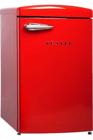 Vestel Retro SB14111 122 L Statik Buzdolabı Kırmızı