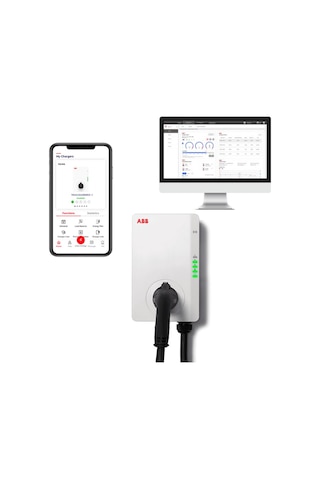 Abb Terra AC 22 KW Kablosuz Duvar Tipi Elektrikli Araç Şarj İstasyonu