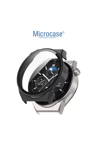 Huawei Watch GT3 Pro 46mm Ekran Korumalı Sert Rubber Kılıf-AL3173