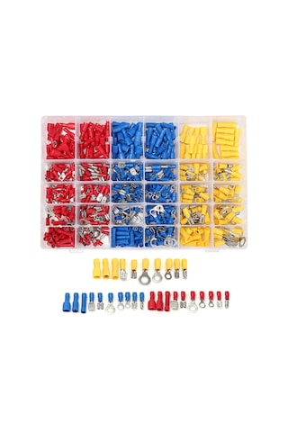 Powermaster Pm-25982 Muhtelif Ölçülerde Kablo Pabuç 480 Parça