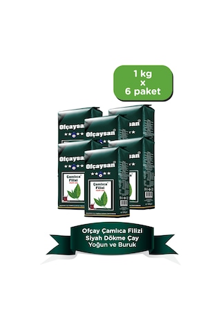 Ofçay Çamlıca Filizi Siyah Çay 6 x 1 KG