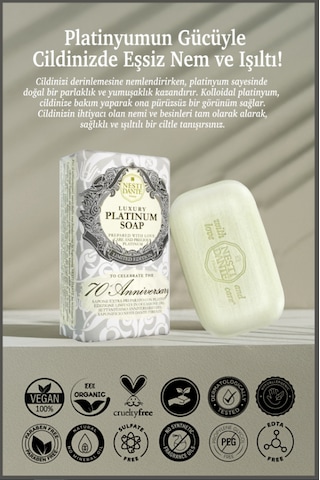 Nesti Dante Sabun Luxury Platinum Yumuşatıcı Vegan Bakım 250 Gr