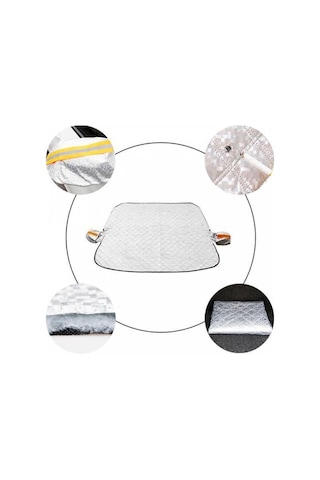 Coofbe Tüm Araçlara Uyumlu Oto Cam Brandası Don Antifriz Brandası