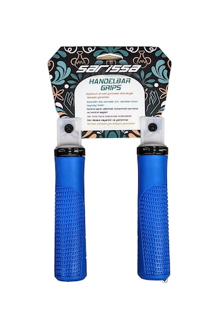 Sarissa Pvc Elcik Ergonomik Destekli Yapı Kolay Kavrama Kaymaz Bisiklet Elciği Mavi