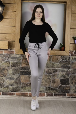 Black Steel Quıts Kıds Kemer Lastik Paça Düz Pantolon 23000 Qkbyn 23000