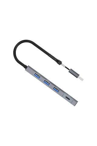 Ally Ads-309d 4 Portlu Usb+type-c Usb 3.0 Çoklayıcı Data Hub Adaptör- 5775 1
