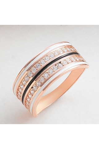 Casera's Gümüş Rose Zirkon Taşlı Kadın Yüzük Csr2185300 Gümüş