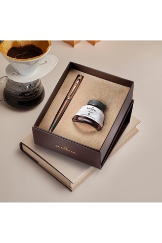 100 Coffee Edition Dolma Kalem Hediye Seti, Kahverengi, Kahve Kokulu Mürekkep Diğer