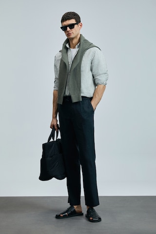 Lufian Karl Smart Erkek Chino Pantolon Slim Fit Siyah Siyah 111190350100100 Siyah