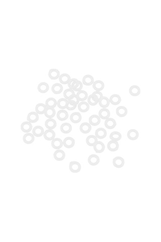 Homyl 100 Parça Beyaz Kauçuk Dart Kök Mil O-yüzükler