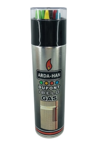 Çakmak Gazı 250 Ml Beş Başlıklı Gaz Çok Renkli