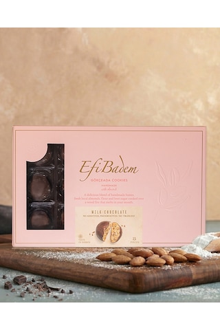 Efibadem 15'li Sütlü Çikolatalı Pencereli 210 Gr