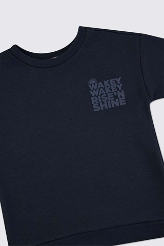 Panço Lacivert Erkek Çocuk Sweatshirt 2521bb08009 Lacivert