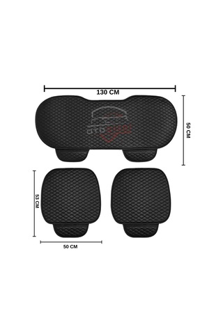 Kia Sportage 2021 Uyumlu Deri Kapitone Koltuk Minderi Koruma Kılıfı 3 Lü Set