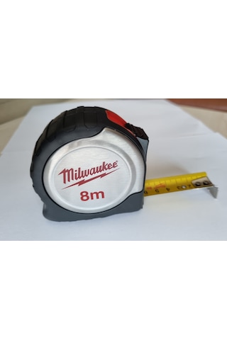 Milwaukee Ağır Hizmet Tipi Şerit Metre İnox Gövde 8mt