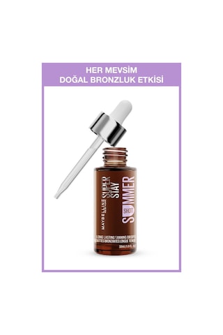 Maybelline New York Summer Shot Uzun Süre Kalıcı Bronzlaştırıcı Etkili Damla 30 ML