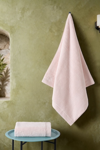 Varol Lord Serisi 2 Li Microcotton Havlu Seti 50x90 & 80x150 Cm, 500 Gsm Pembe