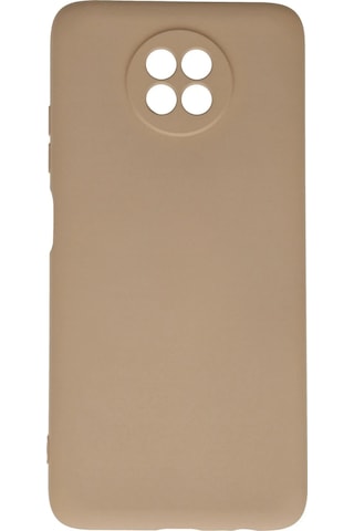 Newface Xiaomi Redmi Note 9 5g Kılıf Nano İçi Kadife Silikon Semeglbl - 89 - Bej