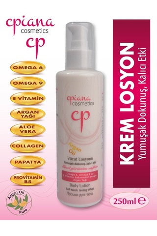 Cpiana Vücut Losyonu Argan Yağlı 250ml