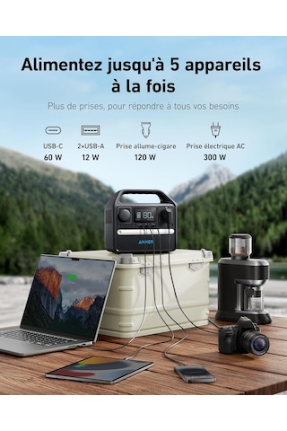 Anker Powerhouse 521 Portatif Power Station 256wh 200w Ev Karavan Lifepo4 Pilli Jeneratör - A1720