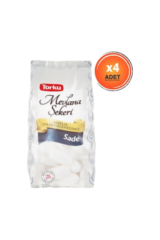 Torku Mevlana Şekeri Sade 4 x 450 G Torku Mevlana Şekeri Sade 4 x 450 G