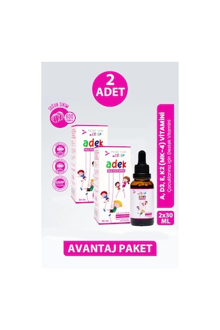 More Than Adek Kids Multivitamin Damla 2 x 30 ML