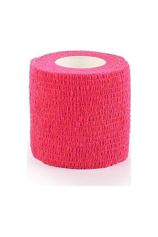 Dedeks Kendinden Yapışkanlı Elastik Coban Bandaj Kırmızı 5 CM