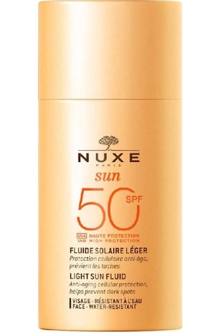 Nuxe Sun Hafif Dokulu Güneş Koruyucu Yüz Kremi Spf 50 50 ML