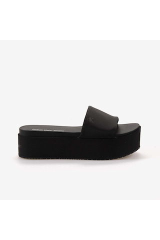 Calvin Klein Kadın Dolgu Topuk Terlik Yw0yw01791 Siyah
