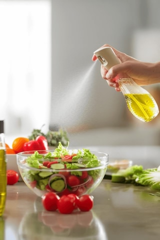 Tekli Set Cam Sprey Yağdanlık - Airfryer, Izgara, Fritöz, Salata, Yemek Püskürtmeli Yağdanlık - 3066 Şeffaf