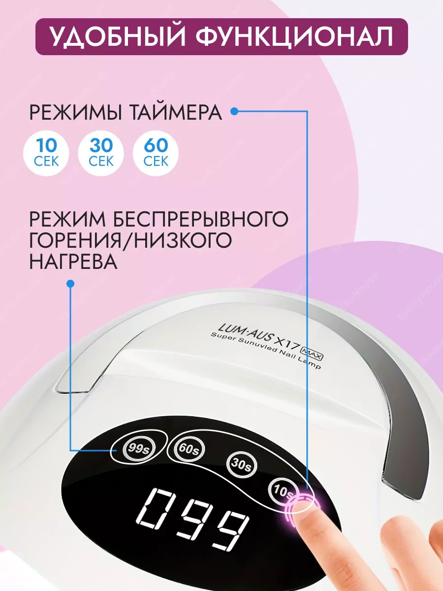 Luckyhouse Ultraviyole Manikür Ve Pedikür Lambası 221811053