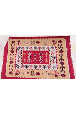 Kilim Antik 140-215 Otantik 90152 Motif Model Naturel Boya Çift Taraflı El Yapımı