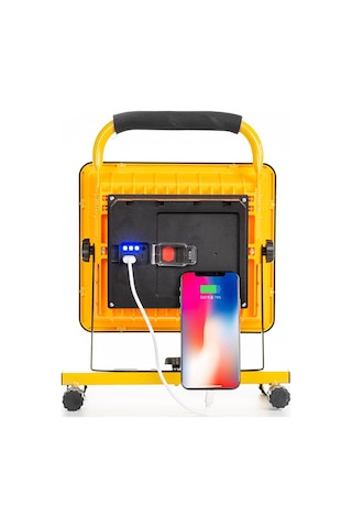 Powermaster Mx-w865a Şarjlı Sensörlü Çok Fonksiyonlu 4 Işık Modlu Cob Led Projeksiyon Çalışma Lambası