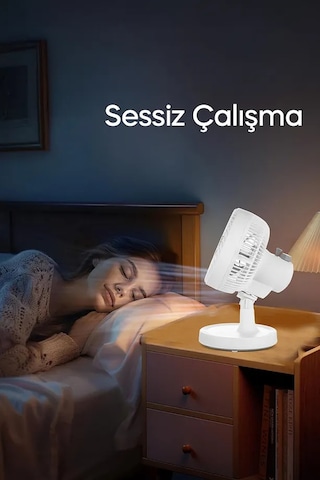 Sinbo SF-7703  Kompakt ve Sessiz Masa Tipi Vantilatör