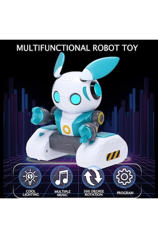 Çocuklar Rc Wall-e Akıllı Robot Tavşan Hareket Algılama