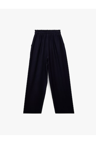 Koton Regular Fit Viskon Geniş Paça Palazzo Pantolon Lacivert 5sak40023pw Lacivert