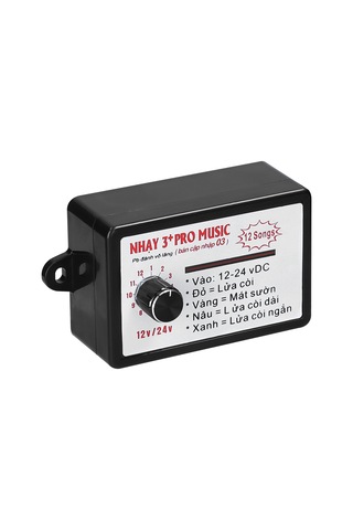 Dianziye 12-24v Araba Klakson Kontrolcüsü, 12 Farklı Ses Efekti Seçeneği, Ses Düzeyi Ayarlama Ve Işıklı Fonksiyon, Kaliteli Plastik Yapı