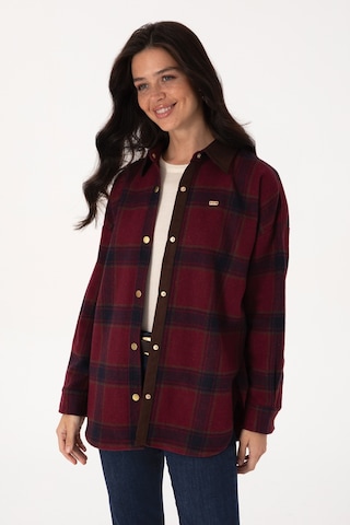 U.s. Polo Assn. Kadın Plum Gömlek Desenli 50317225-vr177 New Plum