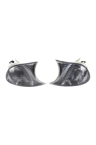 Reedark Bmw E46 Coupe 1998-2001 Beyaz Köşe Lambaları, 63126904307/8 Oem Uyumlu, Plastik, 2 Adet Set Gz.l085bl+br