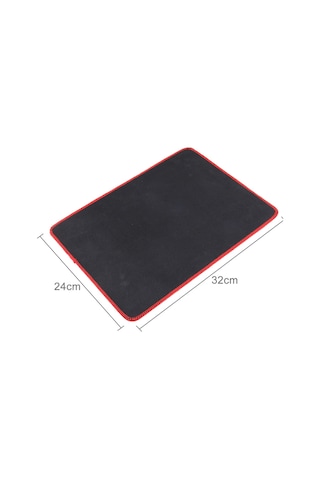 Genişletilmiş Büyük İnce Kaymaz Kanlı Desen Yumuşak Kauçuk Pürüzsüz Kumaş Yüzey Oyunu Klavye Mouse Pad Mat, Boyut: 320 X 240 X 3 Mm