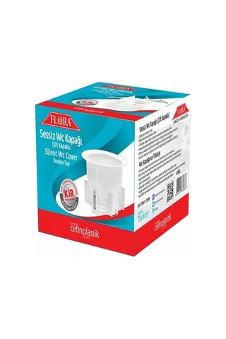 Flora F068 Çift Kapaklı Sessiz Wc Kapağı Açık Ahşap