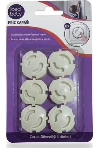 İdeal Baby Priz Kapağı 6 Lı Paket - Çocuk Güvenliği Ürünü Çok Renkli